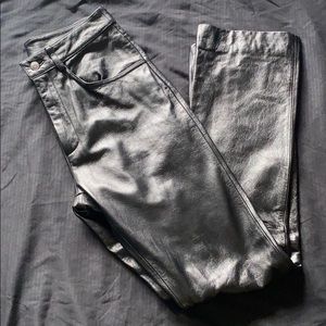 Black Leather Pants